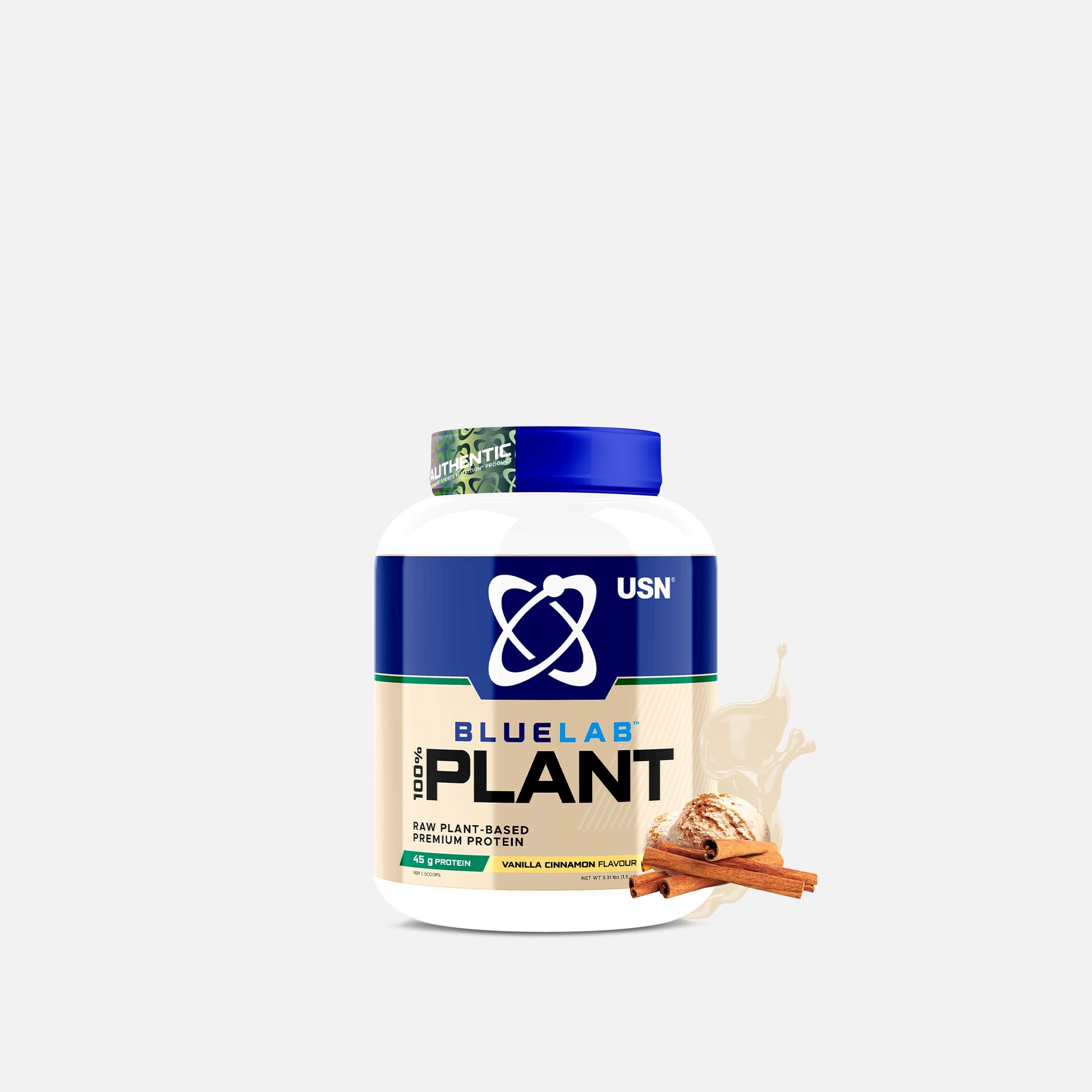 USN Bluelab 100% Plant Protein Vanilla Cinnamon flavour 