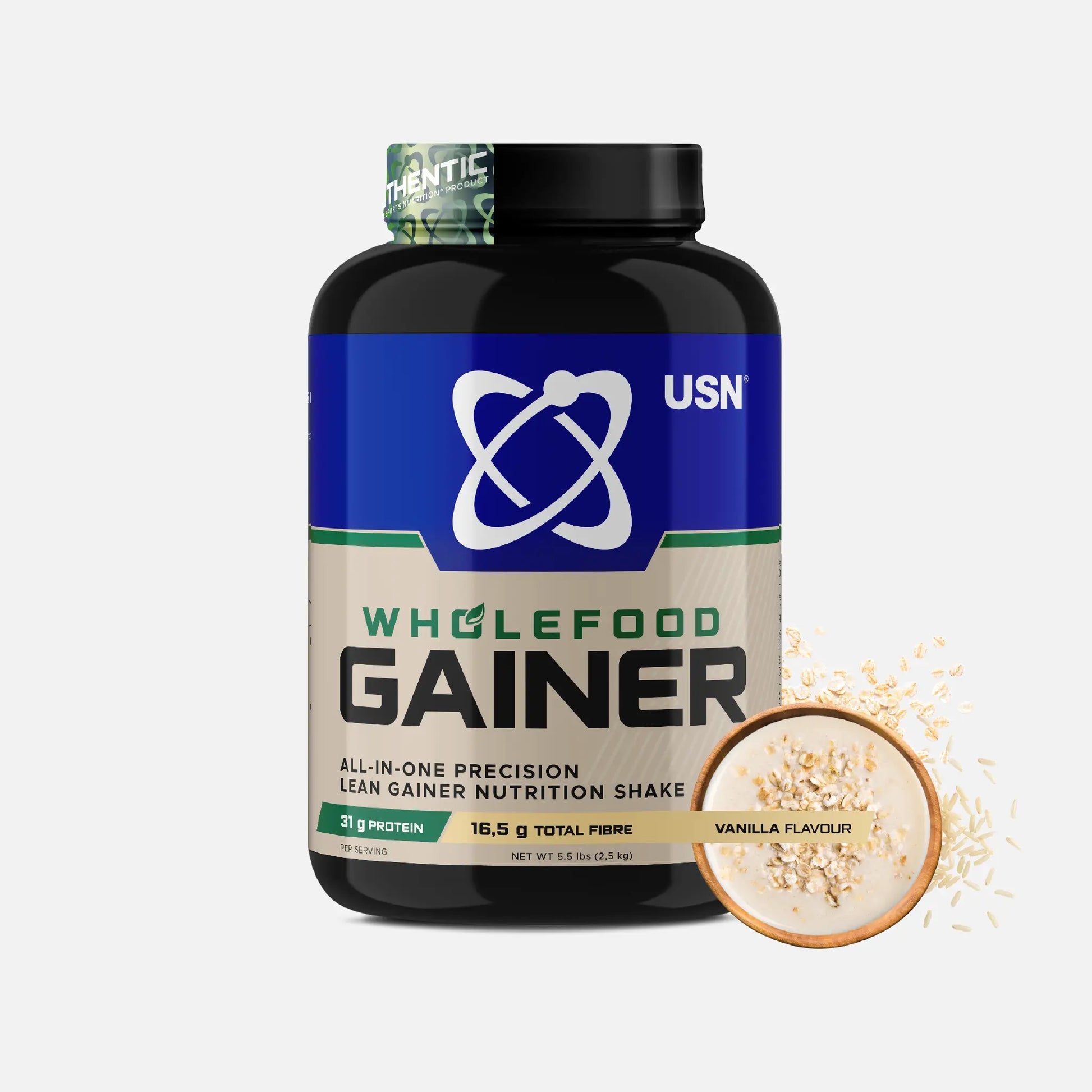 USN Wholefood Gainer 2,5 kg Vanilla