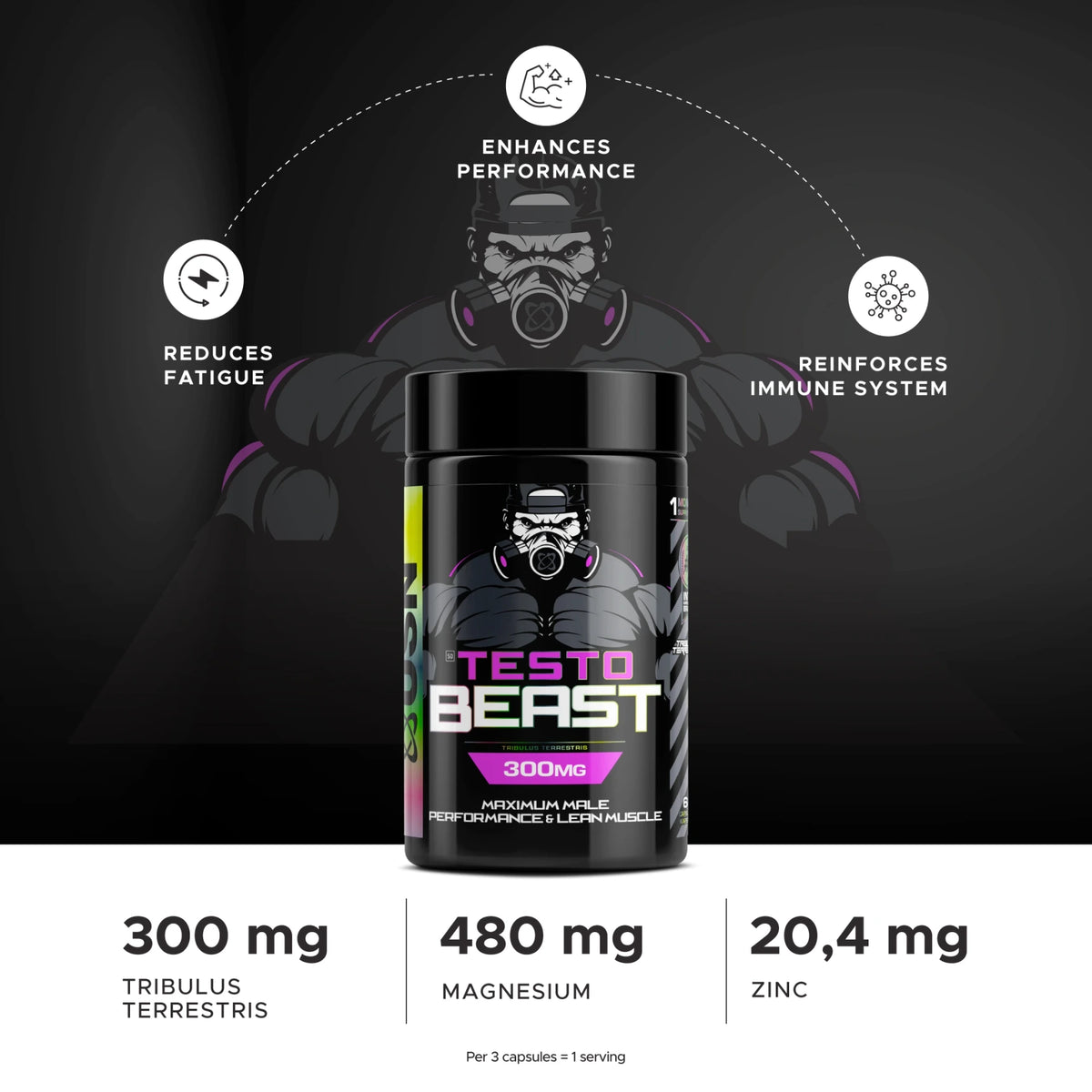Usn Testosterone USN Testo Beast for Enhanced Strength and Recovery - USN® Online Store ...
