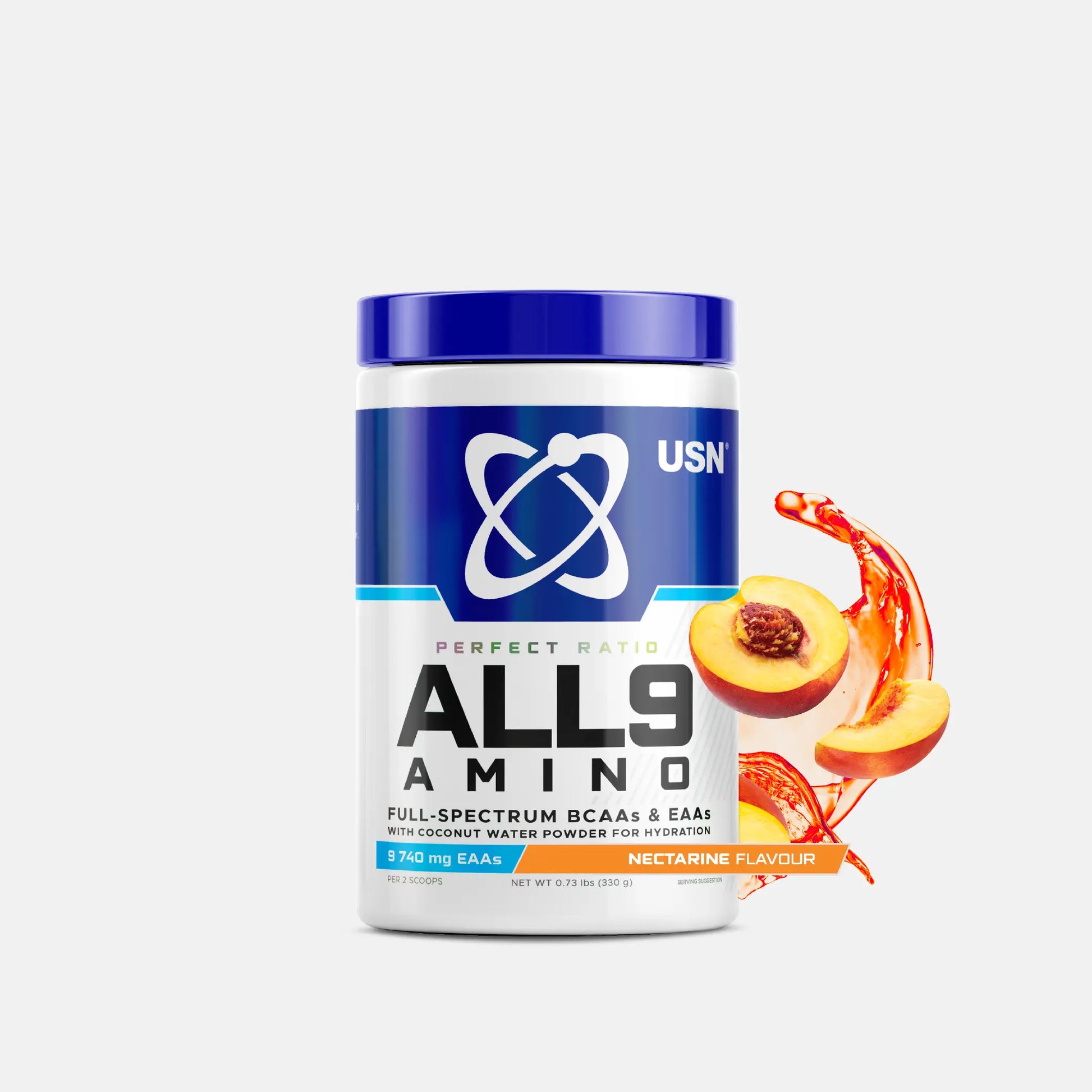 USN®-all9™-amino-powder-330g-nectarine